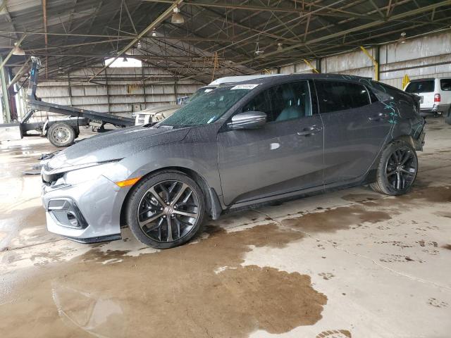 SHHFK7H94MU223776 - 2021 HONDA CIVIC SPORT TOURING GRAY photo 1