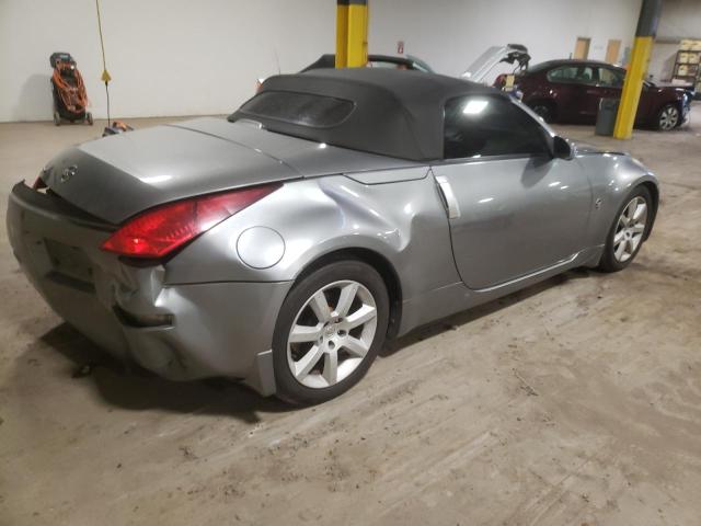 JN1AZ36AX4T010263 - 2004 NISSAN 350Z ROADSTER GRAY photo 3