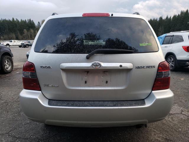 JTEEP21AX60179270 - 2006 TOYOTA HIGHLANDER LIMITED SILVER photo 6