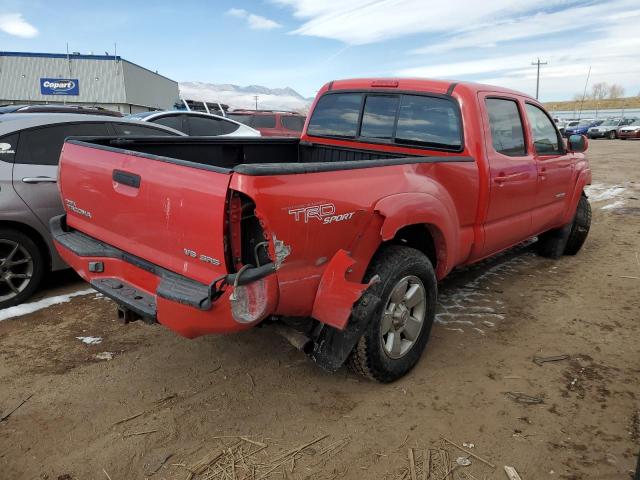 5TEMU52N56Z296783 - 2006 TOYOTA TACOMA DOUBLE CAB LONG BED RED photo 3