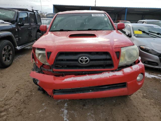 5TEMU52N56Z296783 - 2006 TOYOTA TACOMA DOUBLE CAB LONG BED RED photo 5