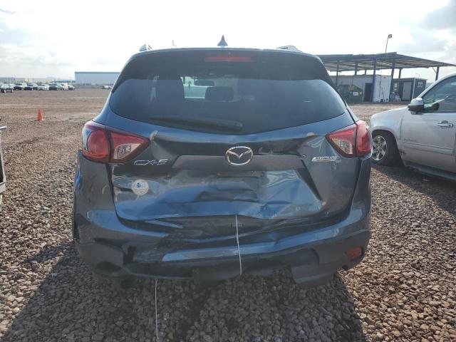 JM3KE2CY6G0683525 - 2016 MAZDA CX-5 TOURING BLUE photo 6