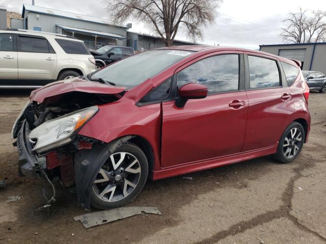 3N1CE2CPXFL434895 - 2015 NISSAN VERSA NOTE S RED photo 1