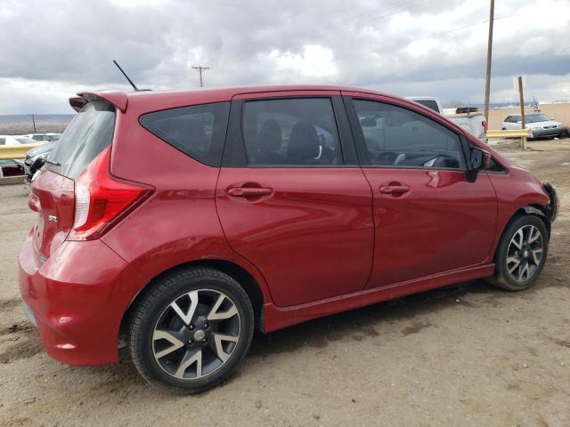 3N1CE2CPXFL434895 - 2015 NISSAN VERSA NOTE S RED photo 3