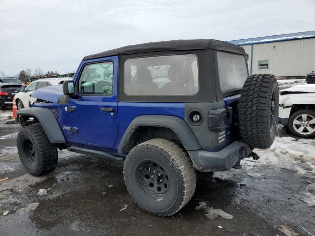 1C4GJXAG1KW564031 - 2019 JEEP WRANGLER SPORT BLUE photo 2