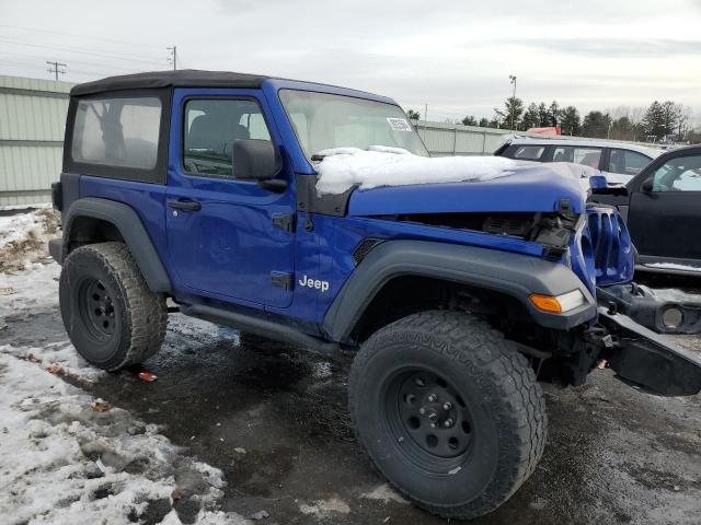 1C4GJXAG1KW564031 - 2019 JEEP WRANGLER SPORT BLUE photo 4