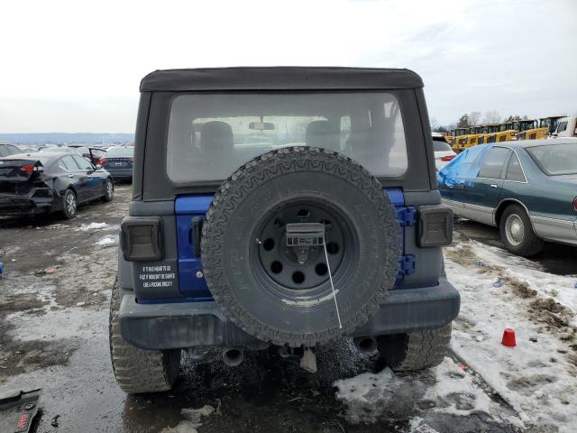 1C4GJXAG1KW564031 - 2019 JEEP WRANGLER SPORT BLUE photo 6