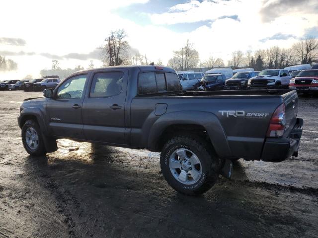 3TMMU4FN7EM072558 - 2014 TOYOTA TACOMA DOUBLE CAB LONG BED GRAY photo 2