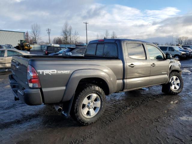 3TMMU4FN7EM072558 - 2014 TOYOTA TACOMA DOUBLE CAB LONG BED GRAY photo 3