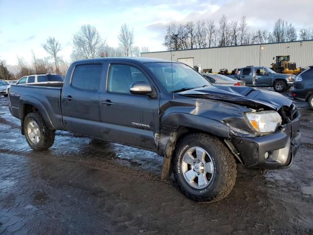 3TMMU4FN7EM072558 - 2014 TOYOTA TACOMA DOUBLE CAB LONG BED GRAY photo 4