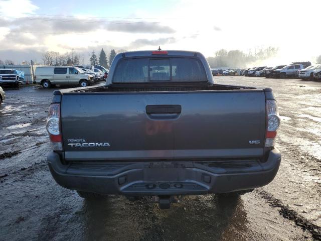 3TMMU4FN7EM072558 - 2014 TOYOTA TACOMA DOUBLE CAB LONG BED GRAY photo 6