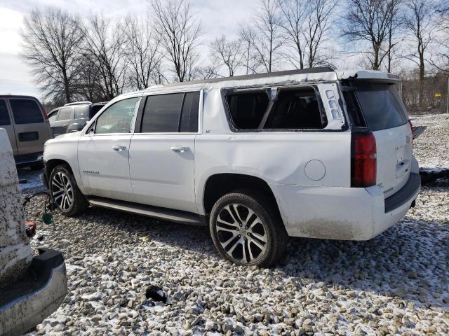 1GNSKHKC1JR385632 - 2018 CHEVROLET SUBURBAN K1500 LT WHITE photo 2