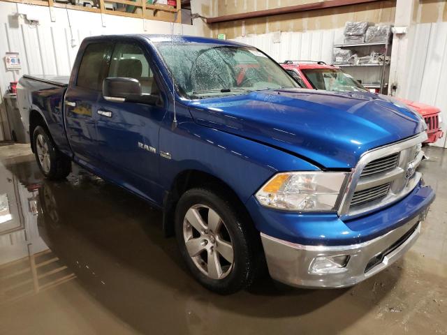 1D7RV1GT9AS145676 - 2010 DODGE RAM 1500 BLUE photo 4