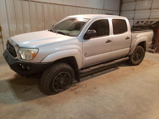 3TMLU4EN5DM123793 - 2013 TOYOTA TACOMA DOUBLE CAB SILVER photo 1