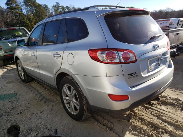 5XYZH4AG0BG056326 - 2011 HYUNDAI SANTA FE SE SILVER photo 2