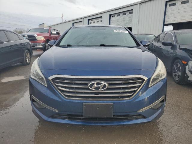 5NPE34AF4FH100282 - 2015 HYUNDAI SONATA SPORT BLUE photo 5