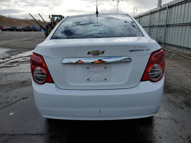 1G1JC5SH3E4187528 - 2014 CHEVROLET SONIC LT WHITE photo 6