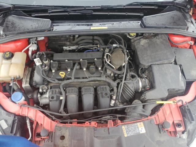 1FADP3F20GL275566 - 2016 FORD FOCUS SE RED photo 11