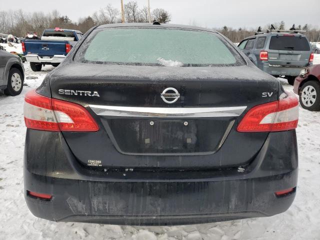 3N1AB7APXFY304411 - 2015 NISSAN SENTRA S BLACK photo 6