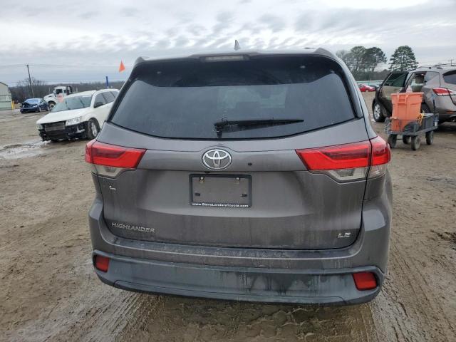 5TDZZRFH5HS190868 - 2017 TOYOTA HIGHLANDER LE CHARCOAL photo 6