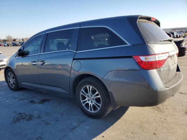 5FNRL5H48DB067942 - 2013 HONDA ODYSSEY EX GRAY photo 2