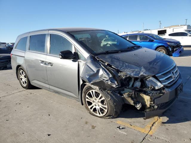 5FNRL5H48DB067942 - 2013 HONDA ODYSSEY EX GRAY photo 4