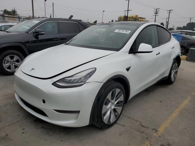 5YJYGDEE5MF072572 - 2021 TESLA MODEL Y أبيض صورة 1