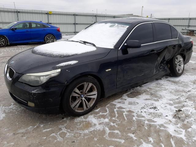 WBANU5C51AC127951 - 2010 BMW 528I BLACK photo 1