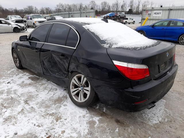 WBANU5C51AC127951 - 2010 BMW 528I BLACK photo 2