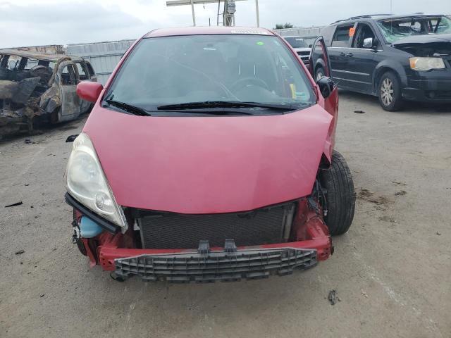 JHMGE88439S043818 - 2009 HONDA FIT SPORT RED photo 5