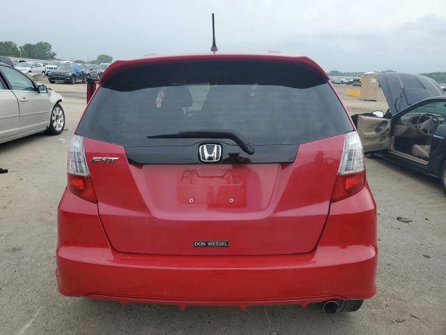 JHMGE88439S043818 - 2009 HONDA FIT SPORT RED photo 6