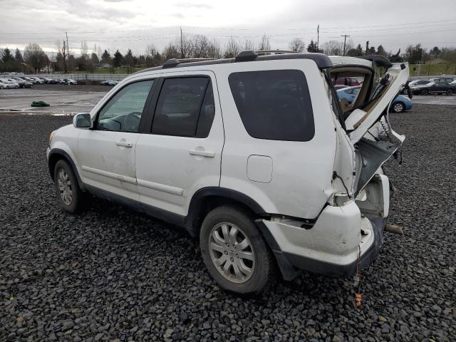 SHSRD78955U312825 - 2005 HONDA CRV SE WHITE photo 2