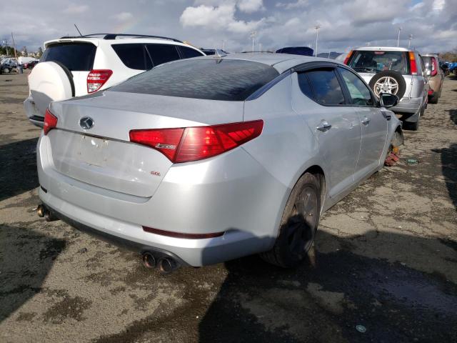 5XXGM4A73DG129408 - 2013 KIA OPTIMA LX SILVER photo 3