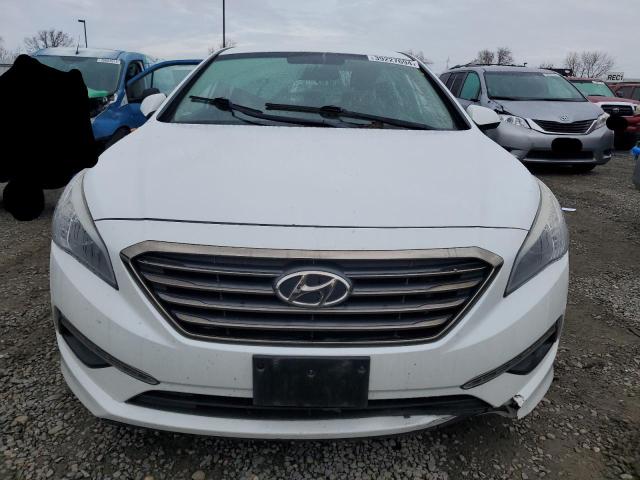 5NPE24AF2FH118430 - 2015 HYUNDAI SONATA SE WHITE photo 5