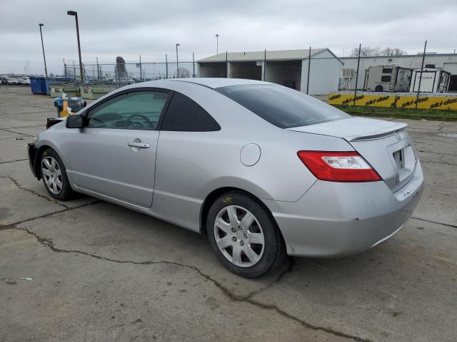 2HGFG12637H507642 - 2007 HONDA CIVIC LX SILVER photo 2