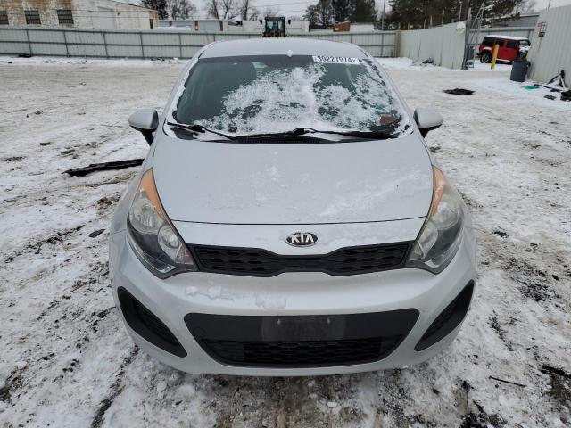 KNADM5A3XE6339023 - 2014 KIA RIO LX SILVER photo 5