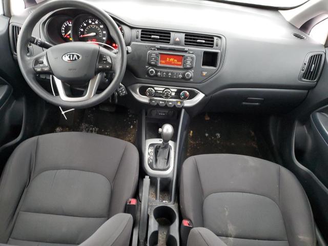 KNADM5A3XE6339023 - 2014 KIA RIO LX SILVER photo 8