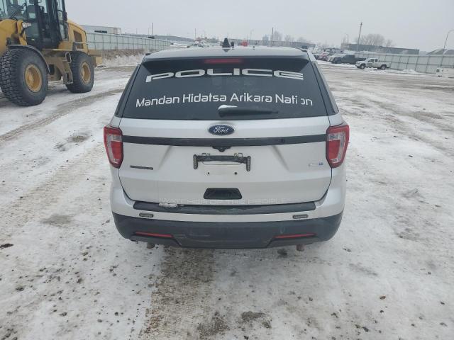 1FM5K8AR5JGC75637 - 2018 FORD EXPLORER POLICE INTERCEPTOR SILVER photo 6