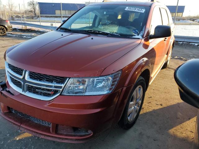 3C4PDCAB7ET134759 - 2014 DODGE JOURNEY SE ORANGE photo 1