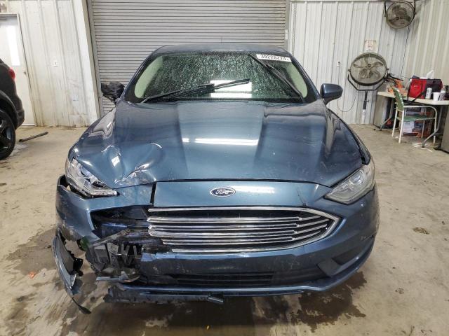 3FA6P0LU0JR101616 - 2018 FORD FUSION SE HYBRID BLUE photo 5