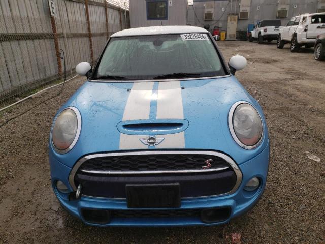 WMWXP7C54F2A42193 - 2015 MINI COOPER S BLUE photo 5