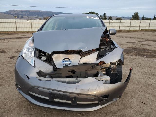 1N4AZ0CP3FC328447 - 2015 NISSAN LEAF S GRAY photo 5