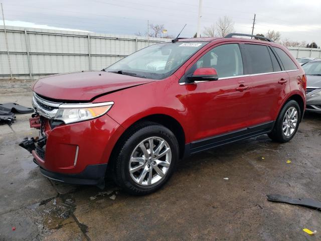 2FMDK3K99DBB44493 - 2013 FORD EDGE LIMITED RED photo 1