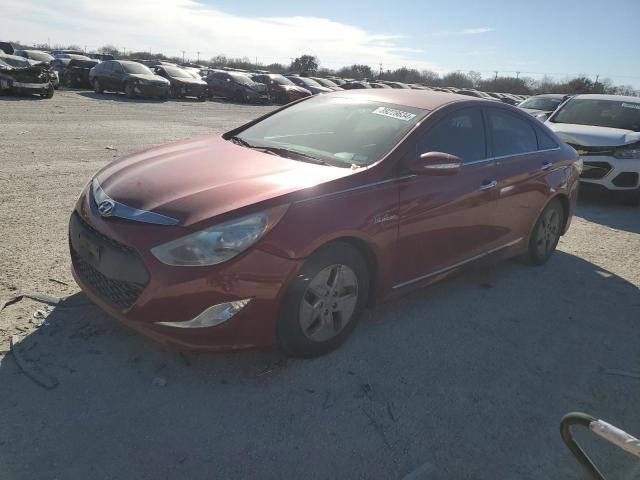 KMHEC4A46BA001572 - 2011 HYUNDAI SONATA HYBRID RED photo 1