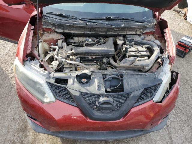 5N1AT2MK8EC754610 - 2014 NISSAN ROGUE S RED photo 11