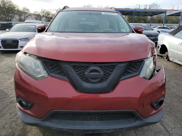 5N1AT2MK8EC754610 - 2014 NISSAN ROGUE S RED photo 5