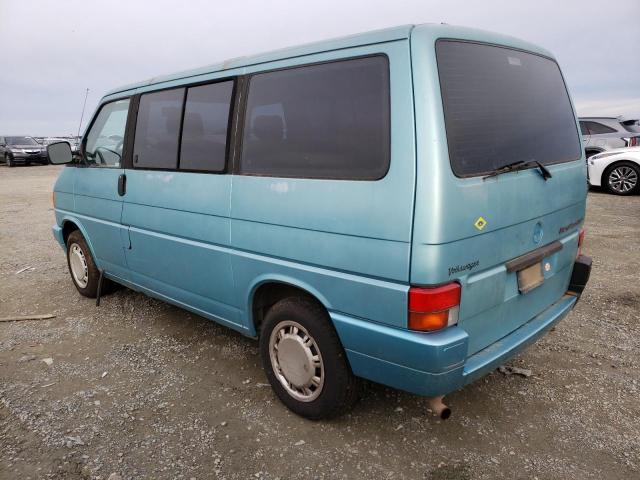 WV2MD0700PH083020 - 1993 VOLKSWAGEN EUROVAN MV BLUE photo 2