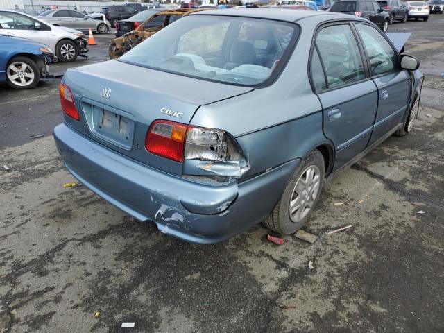 2HGEJ6616YH565531 - 2000 HONDA CIVIC BASE BLUE photo 3