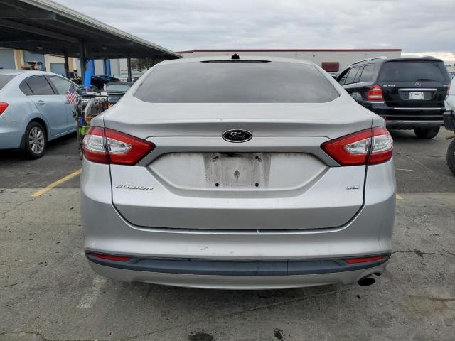 3FA6P0H77GR332086 - 2016 FORD FUSION SE SILVER photo 6