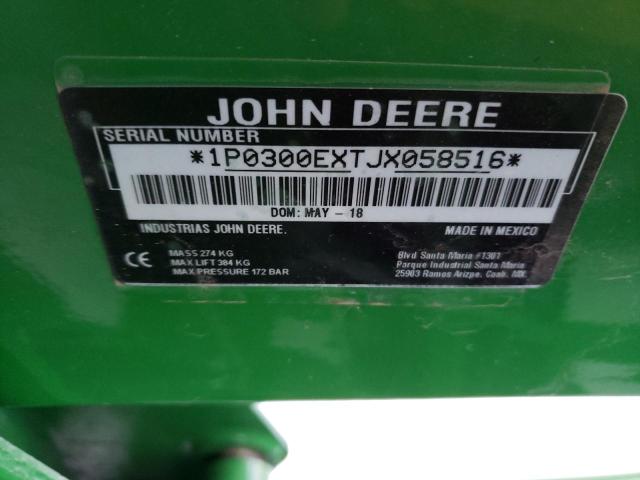 1LV3025EHJJ125090 - 2018 JOHN DEERE 3025E GREEN photo 10